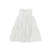 Minibala Girls' Pure Cotton Bowknot A-Line Vest Dress