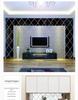 Acrylic Diamond Splicing Background Wall Mirror Sticker for Living Room Decoration