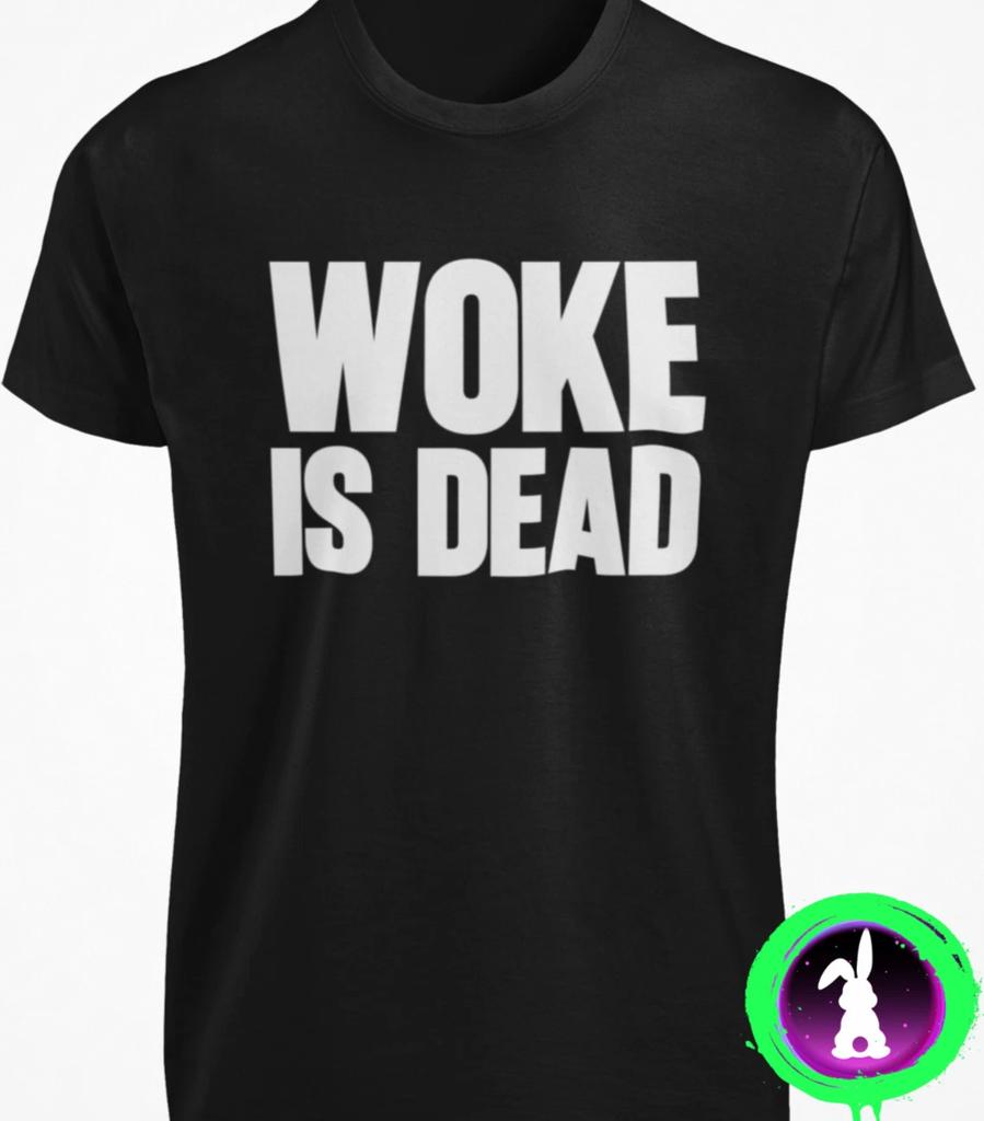 Woke Is Dead T SHIRT Funny Anti-Woke South Park Cartman Graphic Novelty Joke TEE