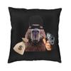Doodle Plants Capybaras Pillow Case 40X40Cm Living Room Decoration Kawaii Wild Animals Cushions For Sofa Square Pillowcase