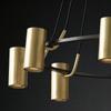 Minimalist Chandeliers Gold LED Black Ring Living Room Dining Lighting Bedroom Hanglamp  Wire Adjustable