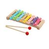 Kids 8-Note Xylophone Lacing Clock Rainbow Tower Four Sets Column Shape Board Worm Twist Baby Educational Toy MHWJ-003