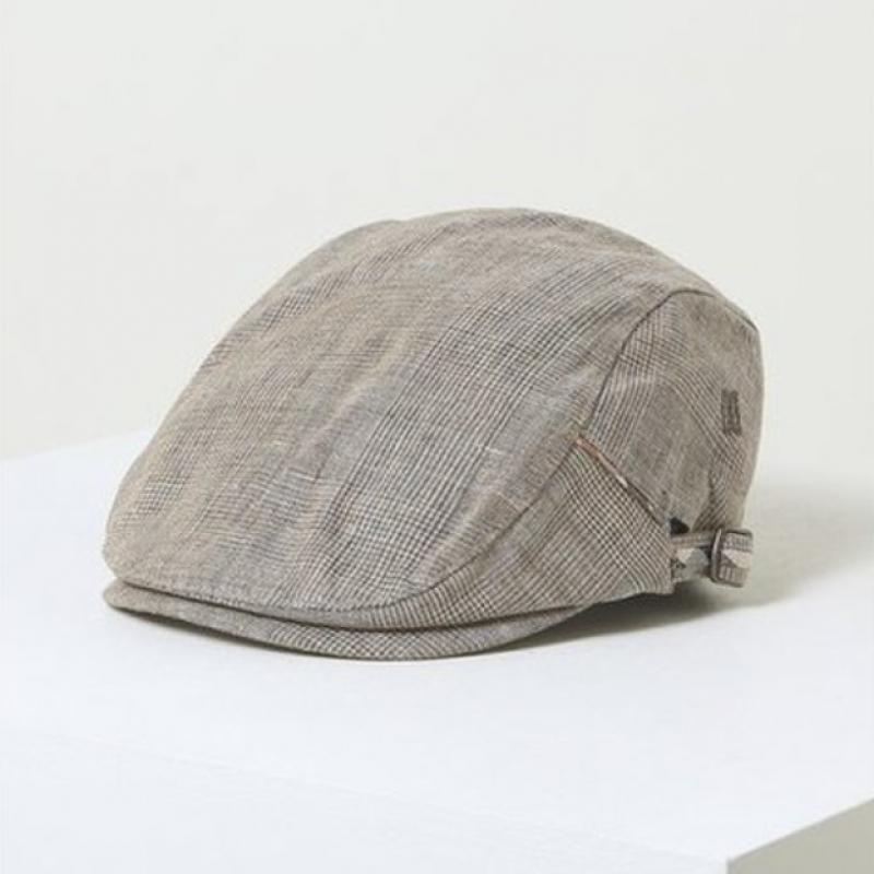 Daks Men S Brown Logo Hunting Cap Dbhe5e754w3