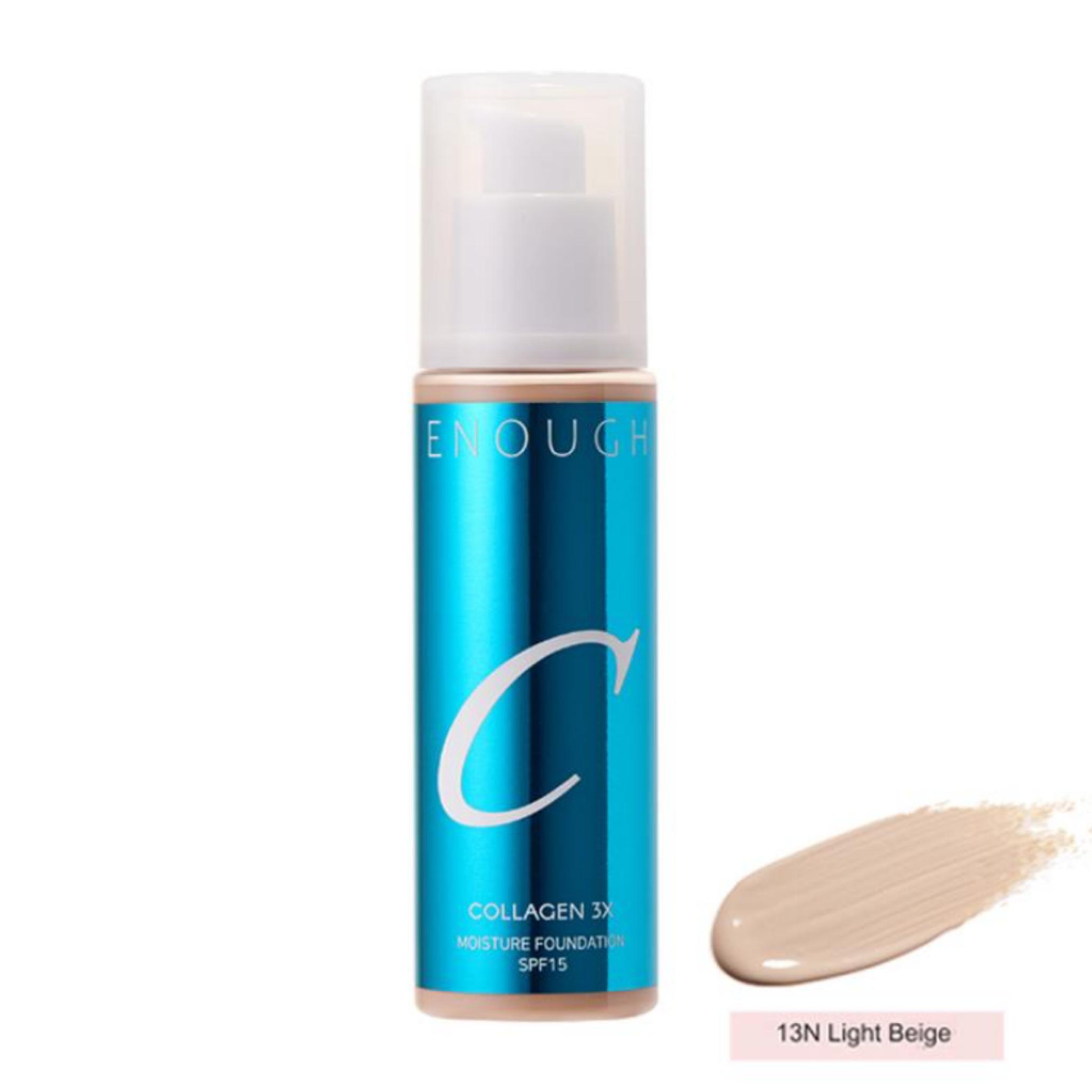 

ТОНАЛЬНЫЙ ФОНД ENOUGH COLLAGEN 3X MOISTURE SPF15 100 мл 100 ml светло-бежевый