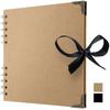 Kraftpapier Fotoalbum 8x8 Zoll Erinnerungsbuch Neues Hardcover-Album für Hochzeitsfeier