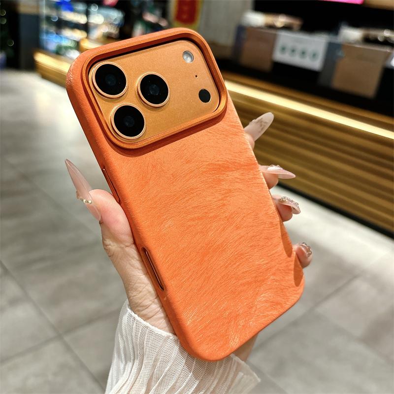  Magnetic Ponytail Pattern Phone Case For iPhone 15 16 17 Pro Max 17 Pro Max Alloy Lens Wireless Charging Shockproof Cover
