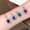 Style 8 * 10 Cultivated Gem Necklace Light Luxury Niche Versatile Premium Necklace Jewelry