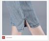 2024 Korean Style Summer Casual Loose Straight-Leg Jeans: Slimming Plus-Size, Versatile Seven-Point Pants
