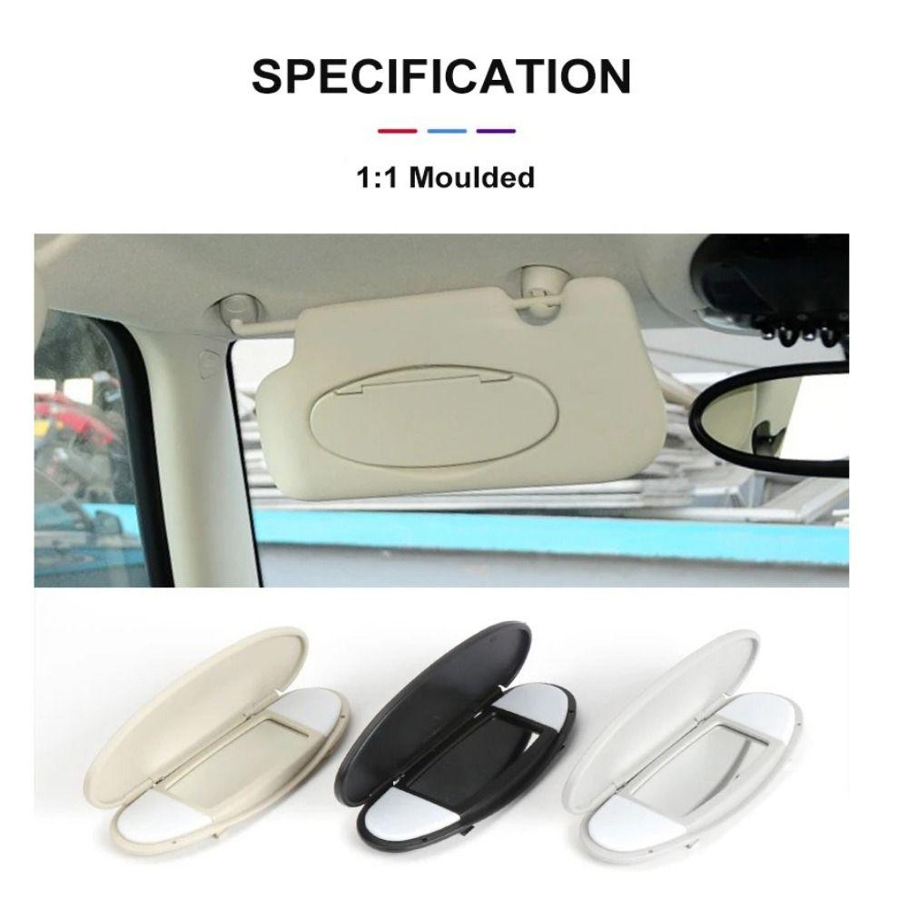 ABS Car Sun Visor Lamp Slice Vanity Mirror Cover for MINI Cooper S One D JCW R55 R56 R57 R59 R60