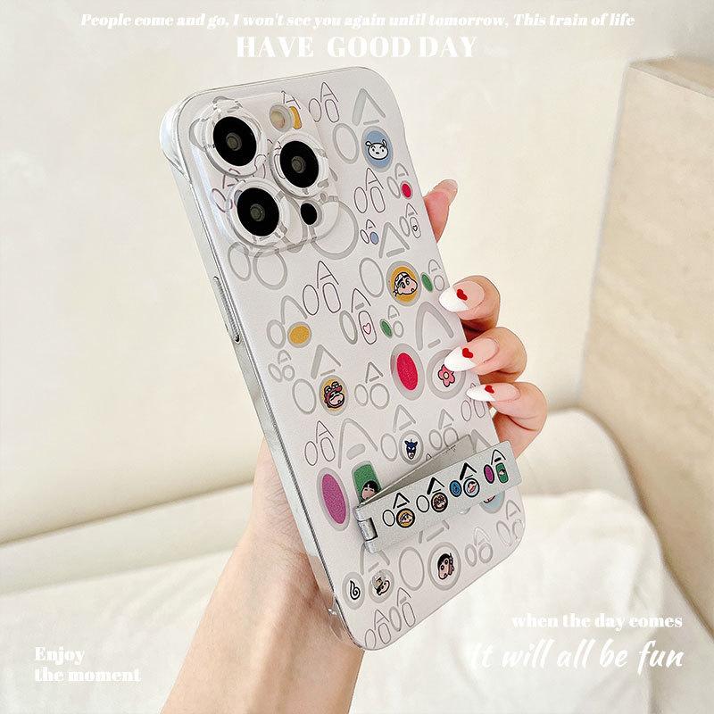Crayon Shin china Geeignet für IPhone15pro Handyhülle Apple 13 Rahmenlos 16 Nische 14p Cartoon Schutzhülle