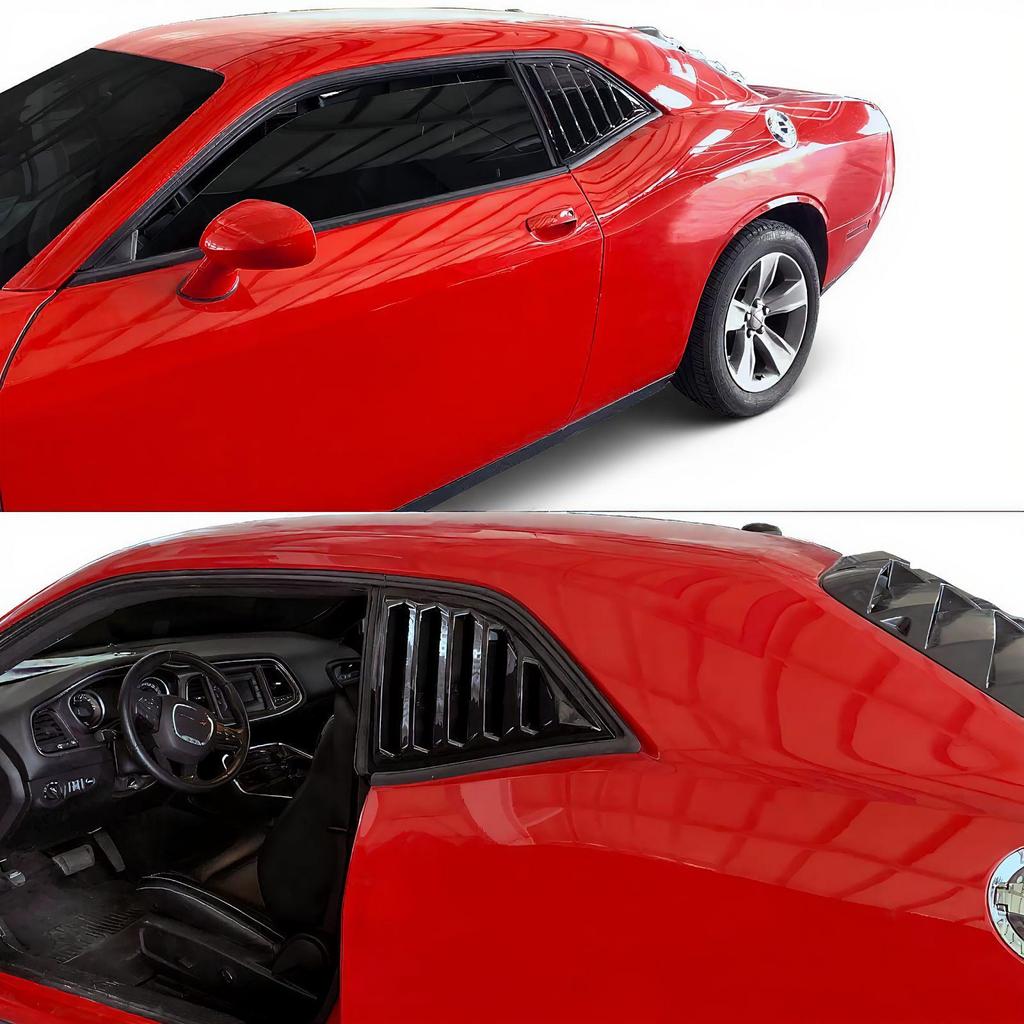Dodge Challenger Carbon Fiber Rear Window Decor Panel (2015-2023)