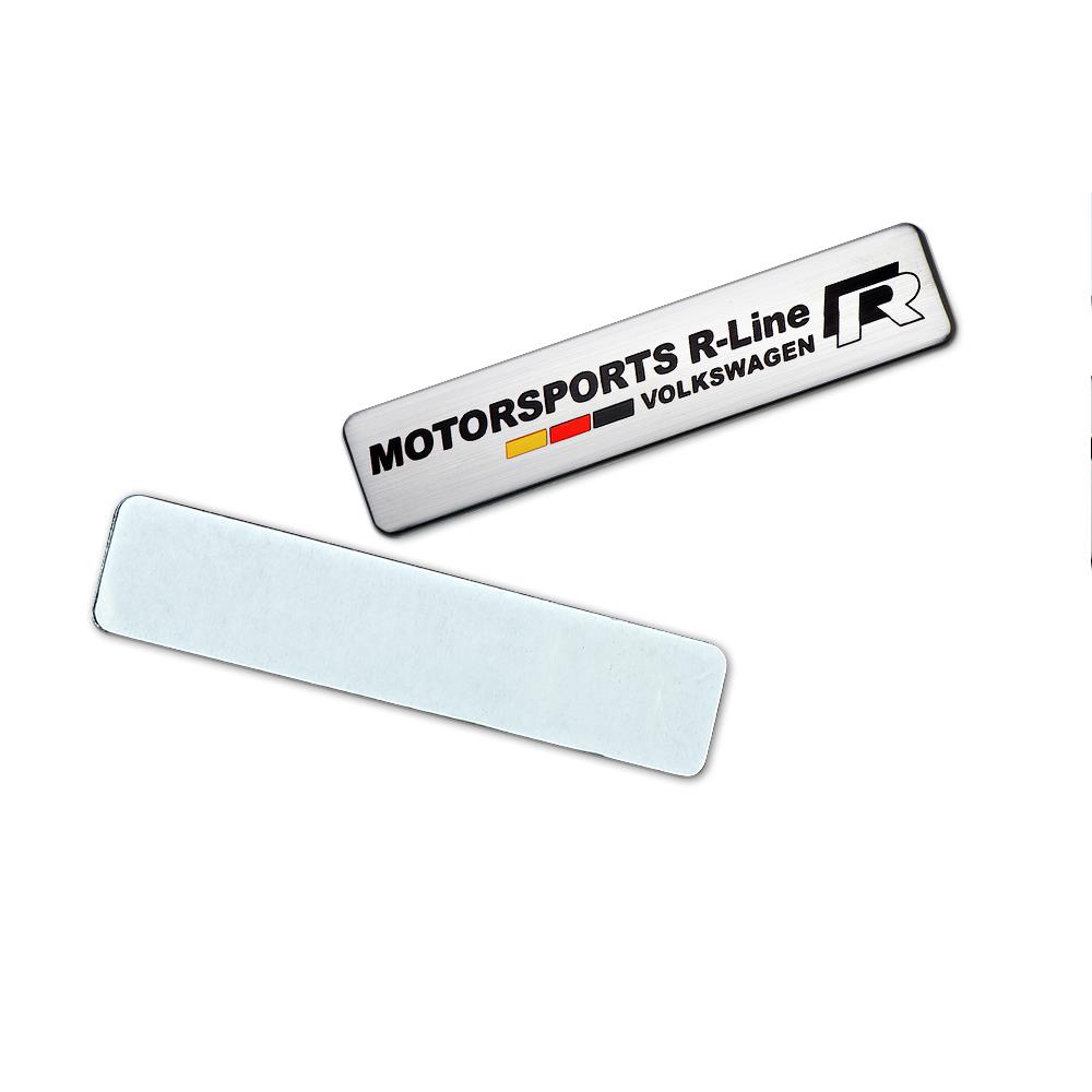 For VOLKSWAGEN VW Car Body Aluminum Sticker Universal Vehicle Logo Decoration Accessories For Volkswagen VW Golf Polo Beetle Pas