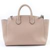 Bally Shoulder Bag SOMMET ZIP Leather 2WAY Handbag Pink Beige Leather Women Used