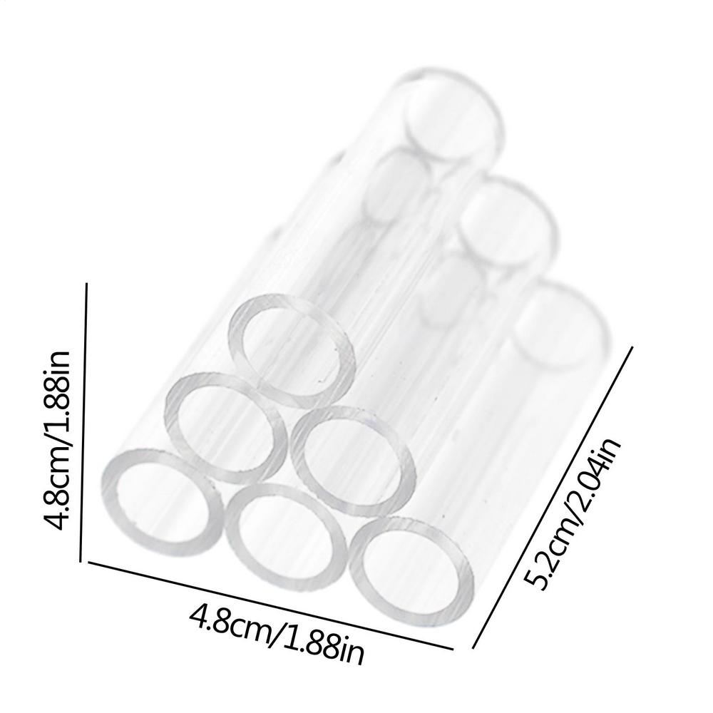 Shrimp Breeding Tube, Transparent Acrylic Crystal Shelter House for Fish Tank Tube Aquarium Shrimp Cave Breeding Habitat Pipes