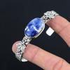 Mothers day Sale 925 Silver Sodalite Stone Ethnic Wife Elegant Birthday Bangle