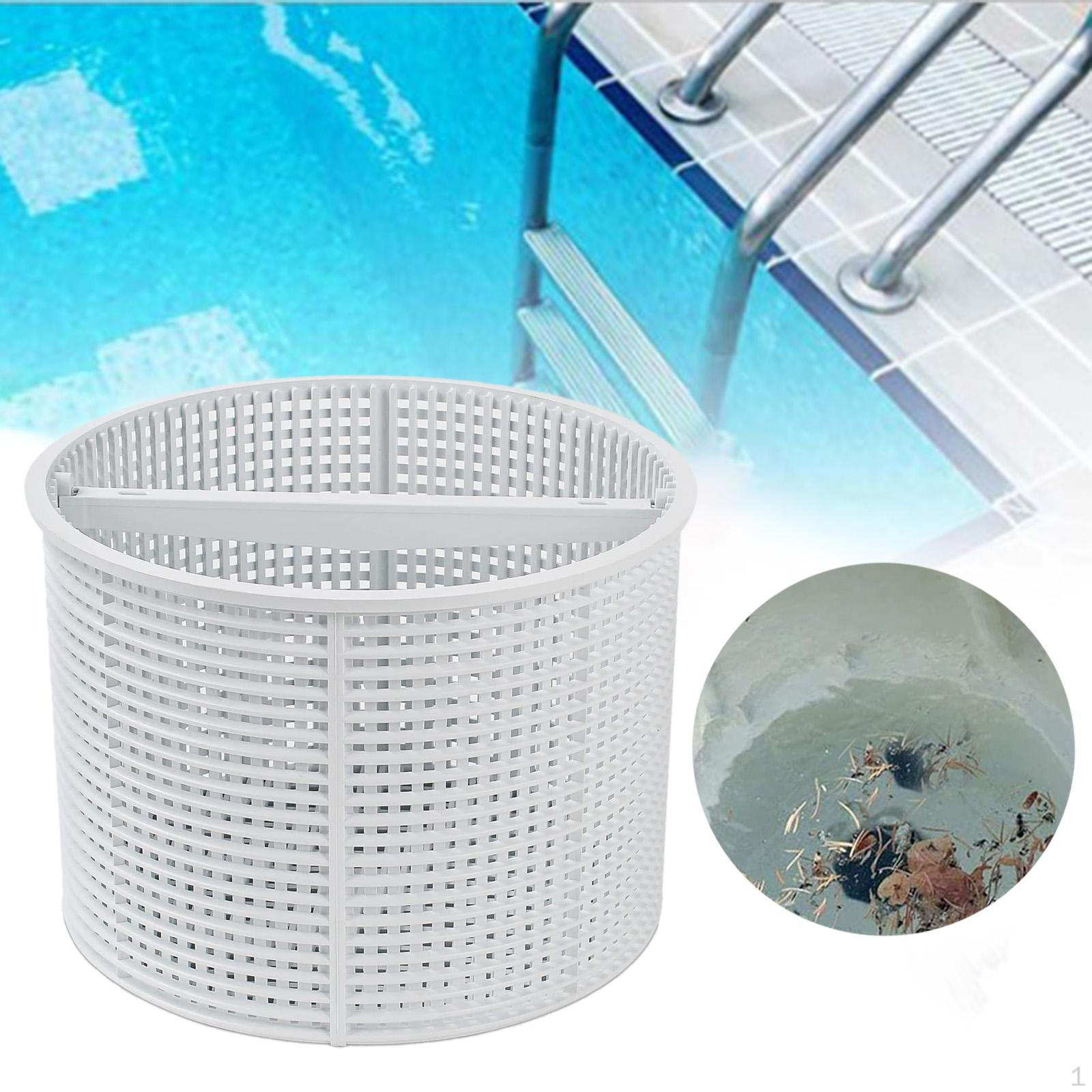 Pool Skimmer Basket Strainer Effective Reusable Fittings Rubber Swimming Filters