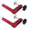 24TE Woodworking Workbench Dog Clamps Aluminum Holdfasts for Secure Workpiece Holding