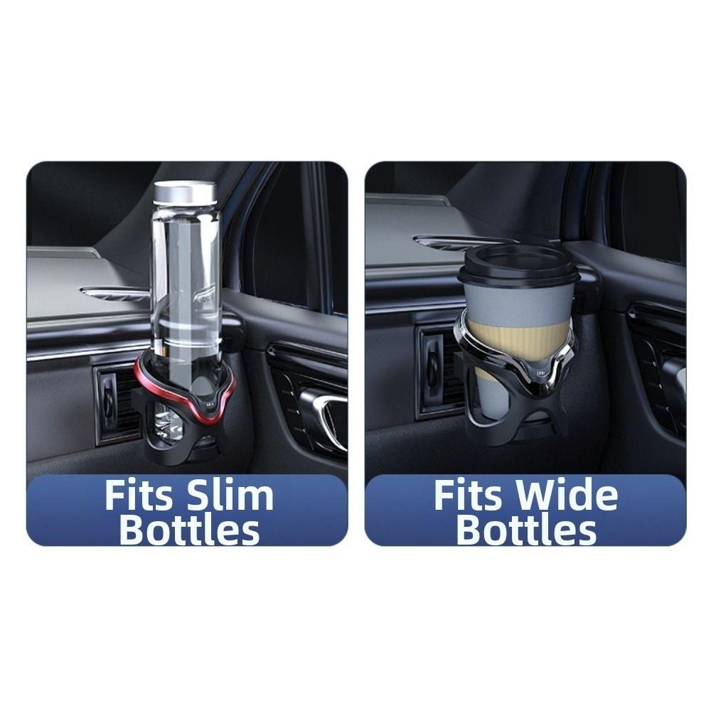 Anti-shake Led Car Cup Stand Nonslip Car Vent Drink Bracket Auto Air Vent Bottle Holder Vehicles