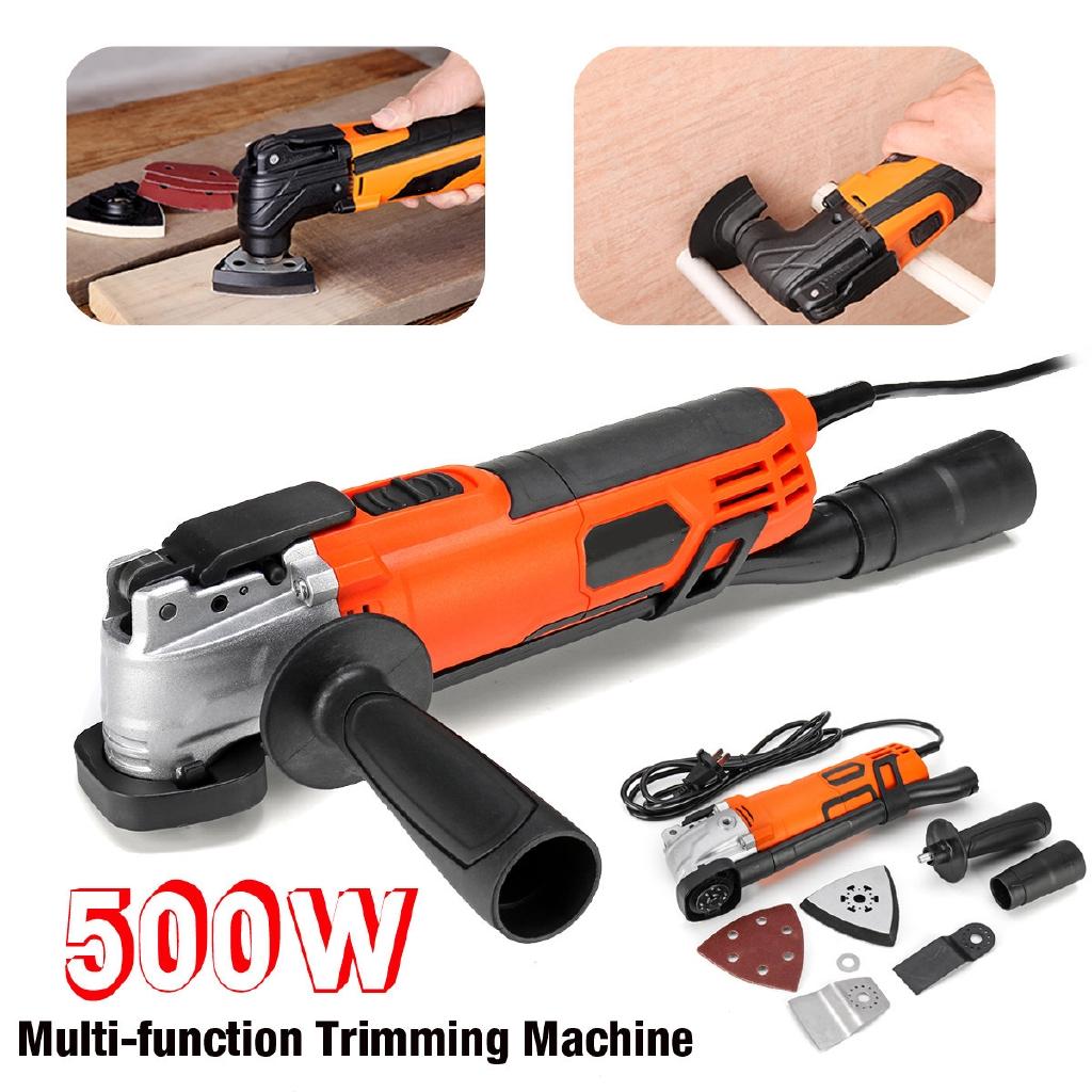 500W Multi Oscillating Combat Tool & Cutting Sanding Scraping Accessories