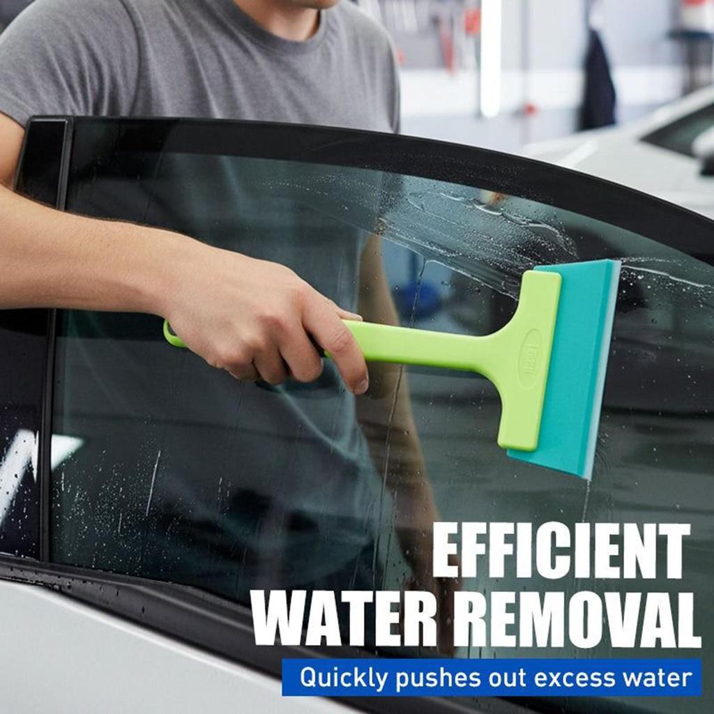 Windshield Tint Tool Ergonomic Extended Handle Gadget Windshield Window Film Squeegee For Home Garage Vehicle Indoor Outdoor