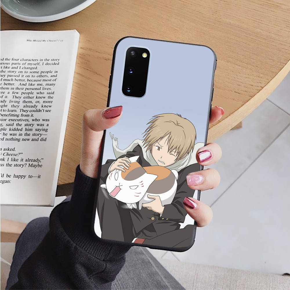 

AD78 Natsume Yuujinchou Black Case for Samsung Note 20 Lite S24 Ultra S23 S22 A05 A06 A11 A71 A15 A16 A13 A24 A25 A33 A52 A53 M55 M35 Sofe Cover Samsung A55 5G бездна