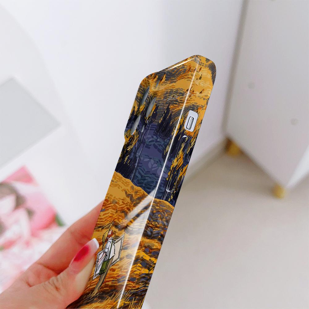 All-inclusive Film Handyhülle Cartoon Mode Design Hartschale Vollständige Abdeckung Kameraschutzhülle für iPhone Huawei Honor Vivo Google