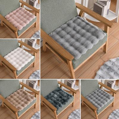 Pernă pentru scaun de culoare solidă Rezistent la uzură, foarte moale, groasă, lavabilă, pernă pentru scaune de sufragerie, pernă de scaun îngroșată