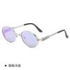 Polarized metal fashion toad glasses sunglasses spring hook European and American street shot sunglasses modern sunshade UV