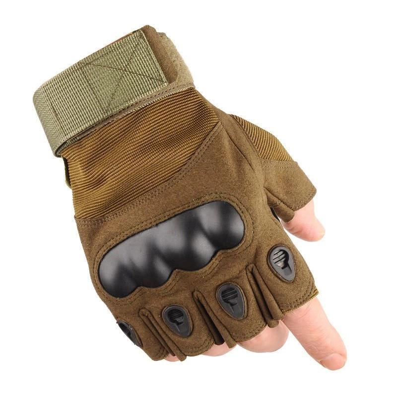 Taktische Handschuhe für den Außenbereich Sport Halbfinger Militär Herren Damen Kampf Schießen Jagd Fitness Fingerlose Handschuhe