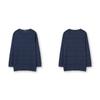 FURINA SofT STripe Silk CoTTon T shirT