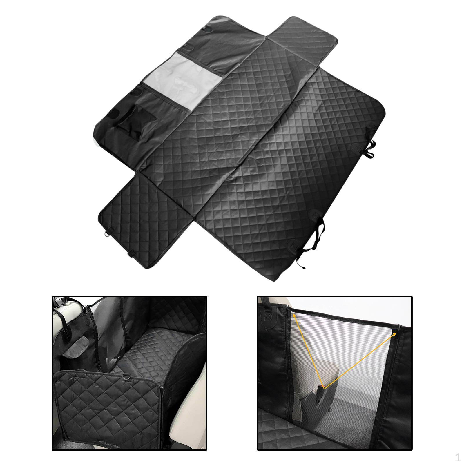Dog Car Back Seat Cover, Waterproof Scratch Proof Nonslip 600D Heavy Duty Cover
