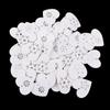 50 Piece Heart Shape Engraving Wooden Christmas Party Ornament Gift Tags Label Embellishments