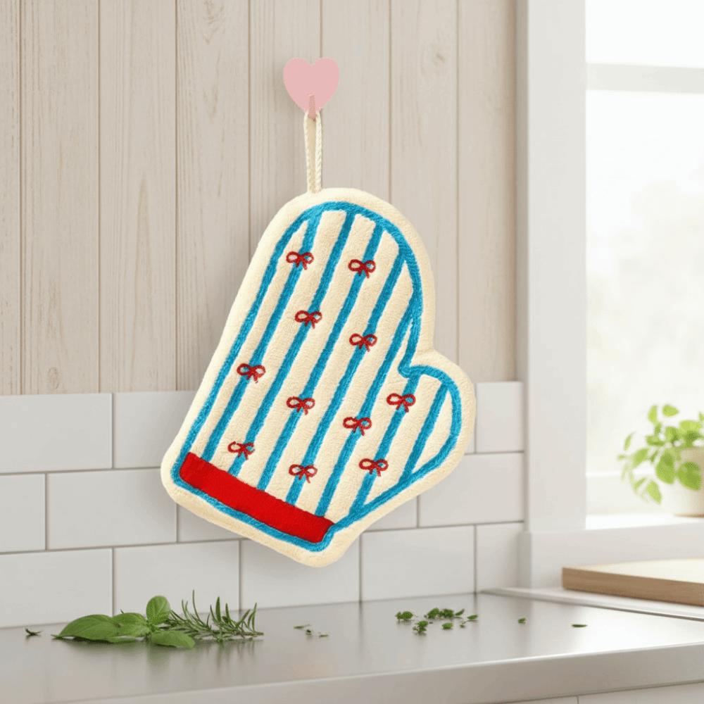 Comfortable Coral Fleece Hand Towel Soft Hand-Wiping Towel Daily Use Absorbent Towel Daily Use