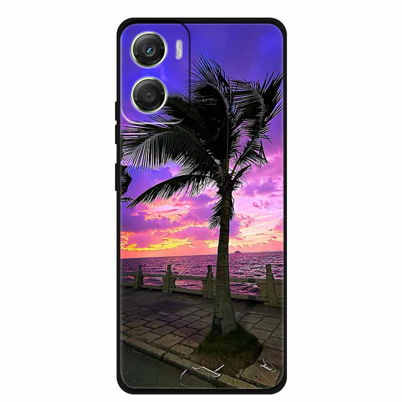 Case For Motorola Moto G06 G 06 4G Soft Silicone Phone Cover Funda Black TPU Protective Bumper Back Fashion Gradient Coque Shell Moto G06 4G