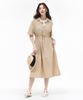 CHASECULT Women'S Open Collar Dress - Beige