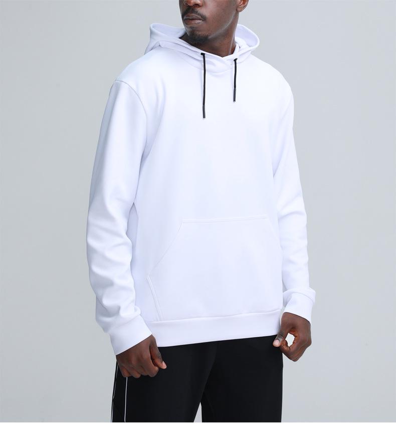 Men's Quick-Dry Hooded Sports Hoodie - Autumn/Winter, Long-Sleeve, Loose Fit, Plus Size