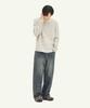 INTEMPOMOOD Lees Harbor Stripe Knit_Cream Gray