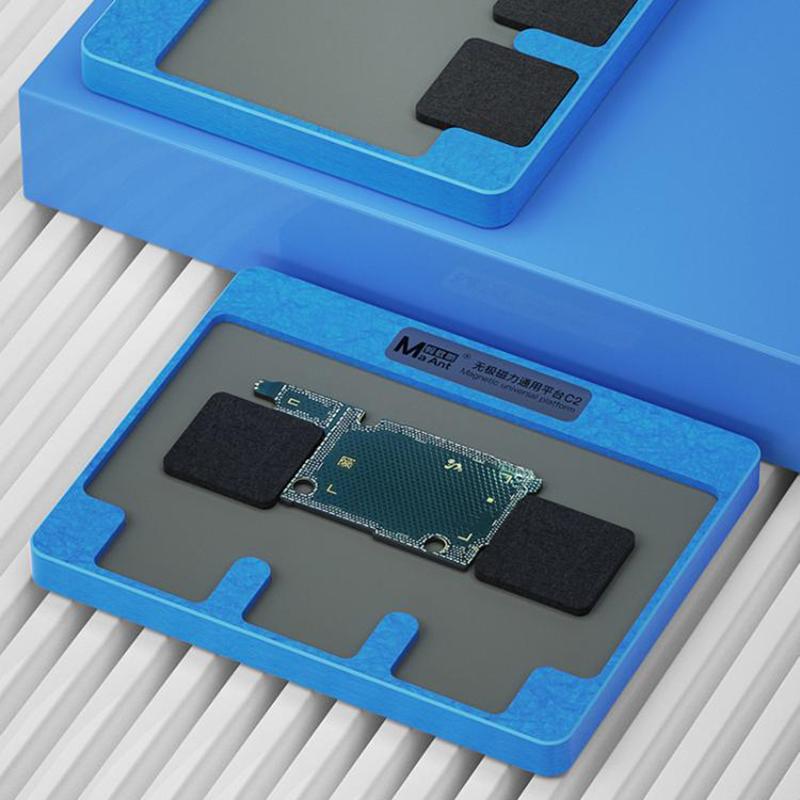 MAANT C2 Universal Magnetic Base CPU Motherboard Repair Mid-Layer Tin Soldering Platform for Phone Maintenance