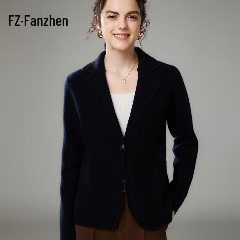 

Женский вязаный кардиган-блейзер из кашемировой смеси XL