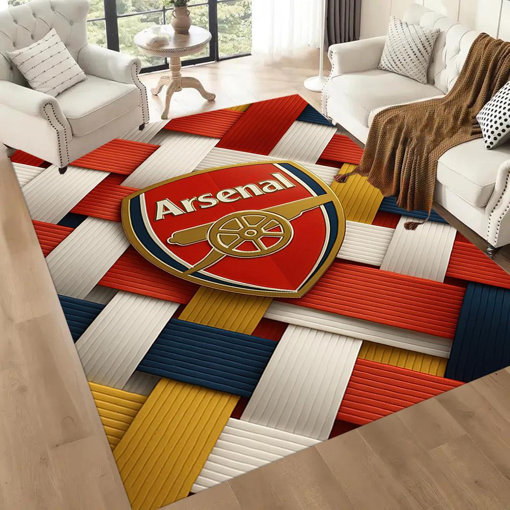 Arsenal Area Rug Perfect for Decorate room Living Rooms Dormitory Study room Anti-slip Rug Decorate Offices Perfect Gift for Women/Men