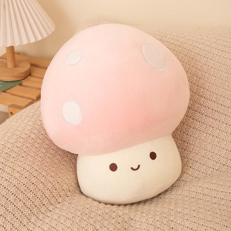 Red umbrella umbrella mushroom plush toy colorful little mushroom doll cute bag pendant shiitake mushroom doll