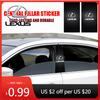 Interior Stickers 2pcs PVC Car Door Center Pillar Column Film Sticker Decor Auto Exterior Accessories For CT200h ES250 ES3