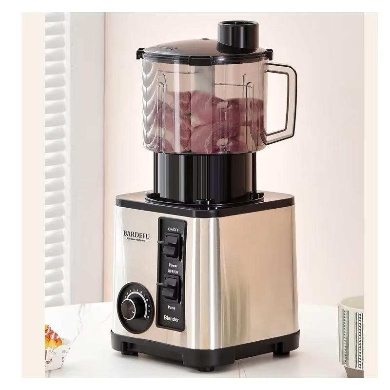 מכונת בישול רב-תכליתית 3 ב-1 שוברת דופן בלנדר ביתי בקיבולת גדולה מסחטה מטחנת בשר מטחנה להכנת שייקים