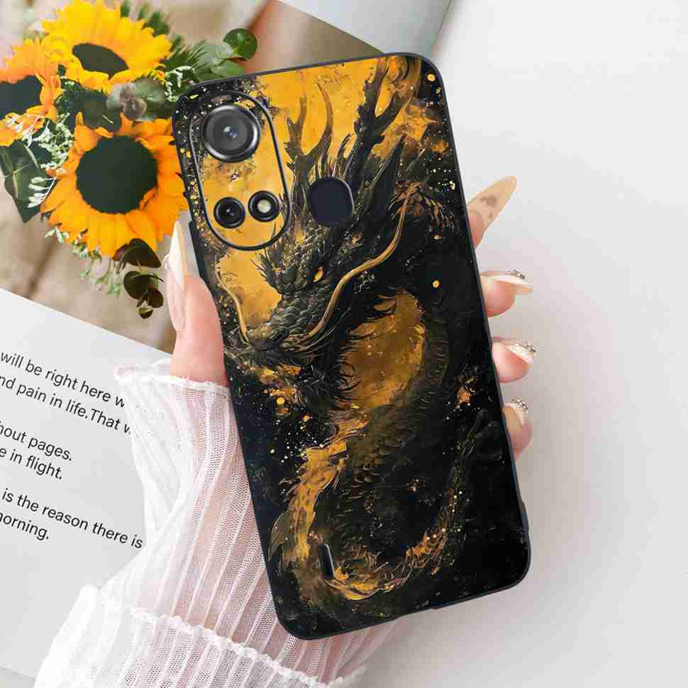 CAse For ITEL A58 Lite Silicone Soft Cover Capa For ITEL A58 A 58 Lite A58Lite New Fashion Butterfly Back Cover Bumper Capa