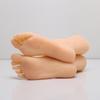 Silicone Mannequin Feet Fetish Female Foot Model Fake Nail Art Display Tassel Bone Ankle Dummy Human Medical 3604