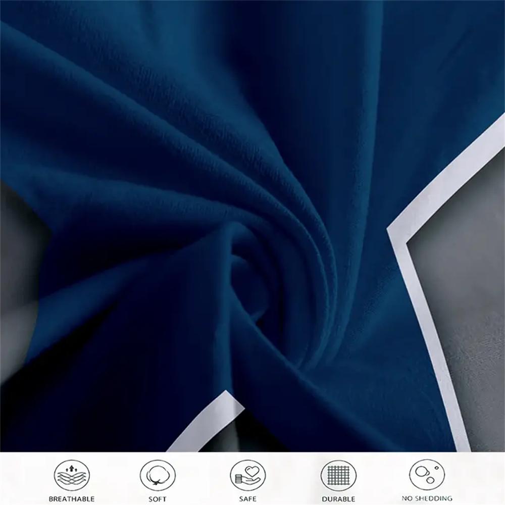Football Stripe 3D Printing, Comfortable Soft Duvet Cover Set Breathable For Bedroom Men Teens Couple Room Bedroom, Room Decor