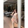 Kumikumi Pure Desire Style Set Flower Blooming Sling Women Summer Sexy Lace Casual Pants Two-piece Set