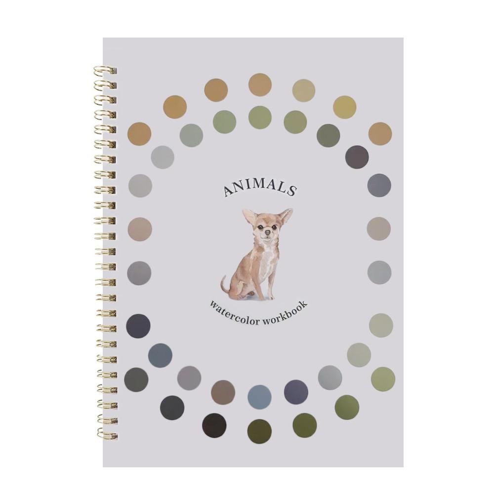 with Paint Brush Watercolor Workbook Beginner-Friendly Art Painting Supplies for Kids Adults Teens