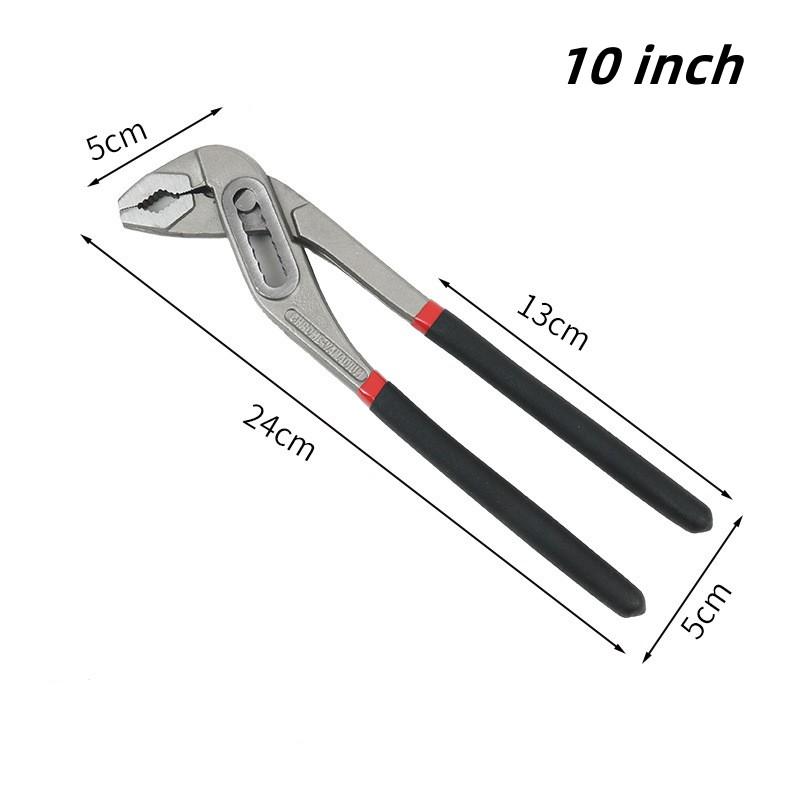 Clește reglabil pentru țevi de apă de 8/10/12 inci Clește pentru baie cu deschidere mare Clește multifuncțional Instrument de reparare manuală cu eliberare rapidă