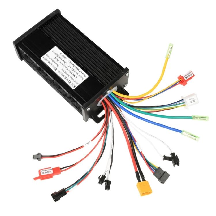 Powerful 30A Sine Waves Brushless Motor Controller Replacement Electric Bike Controller with LCD Display Panel Enduring